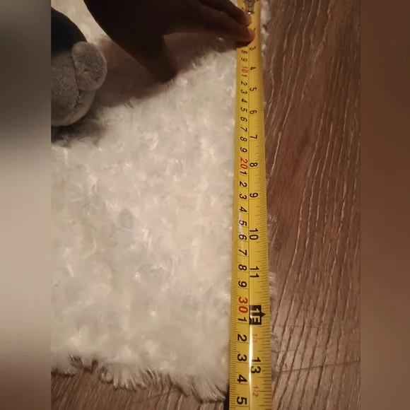 Carters Just One You Grey White Rosette Bear Clouds Lovey Baby Security Blanket - Picture 13 of 14